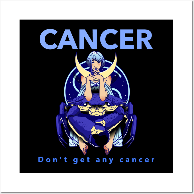 Cancer Astorlogical Zodiac Sign Wall Art by Storeology